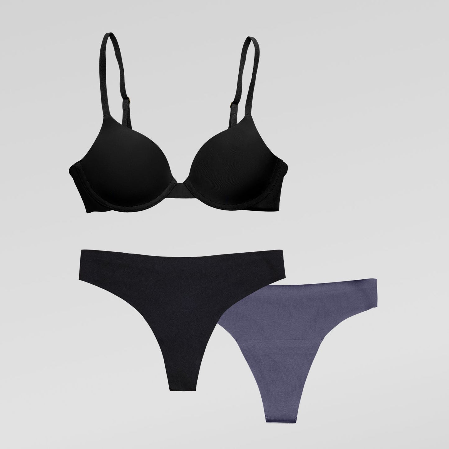 Simply Smooth T-Shirt Bra + Thongs Pack