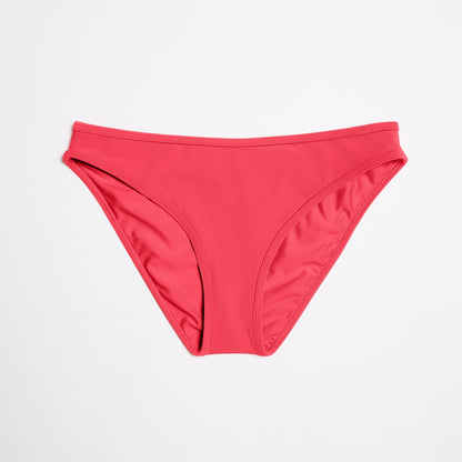 Bikini Bottom Ribbed Campari