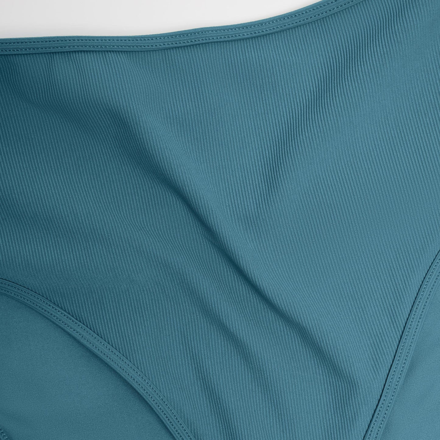 High Waisted Bikini Bottom Ribbed Isle