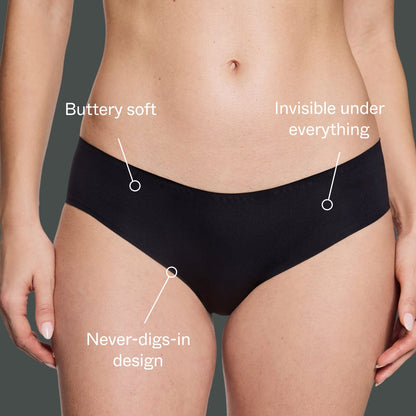 No Show Hiphugger Black