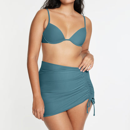 Scoop Underwire Bikini Top Ribbed Isle
