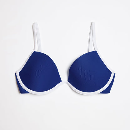 Scoop Underwire Bikini Top Ribbed Capri