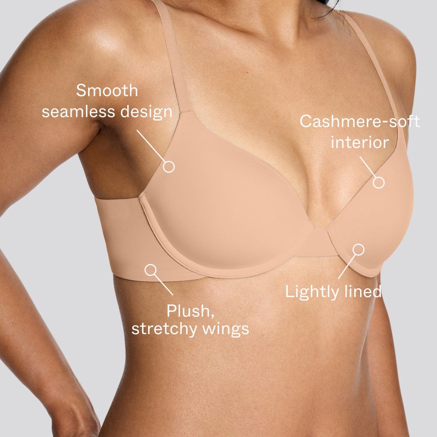 Simply Smooth T-Shirt Bra Trio (3 Pack)