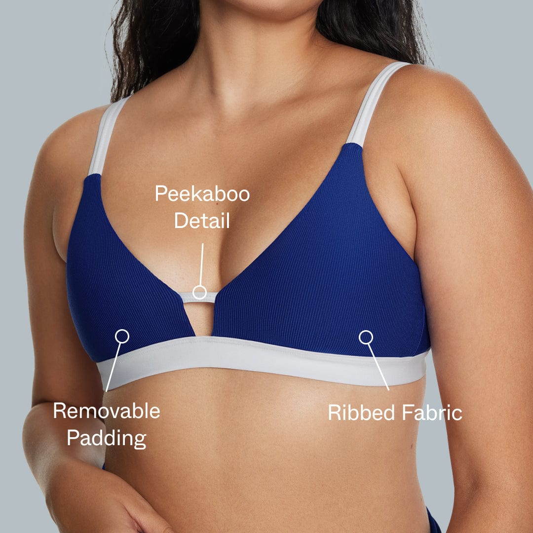 Limitless Bikini Top Ribbed Capri