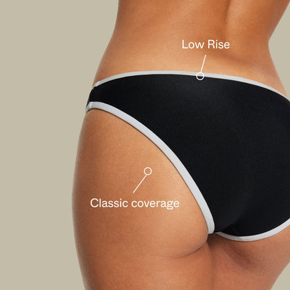 Bikini Bottom Ribbed Jet