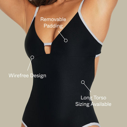 Limitless One Piece Ribbed Jet