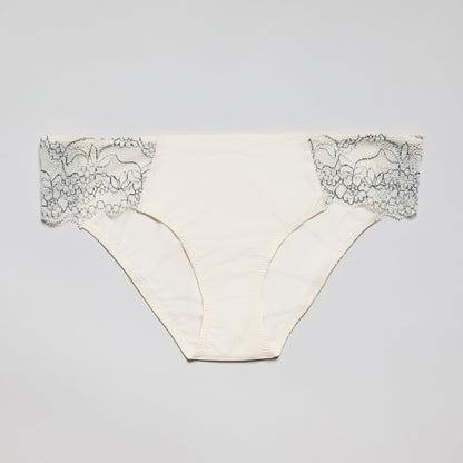 Smooth Lace Bikini Ecru Two-Tone
